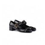 Prada Patent Leather Mary Jane Pumps Black For Women 1I816N_069_F0002_F_035