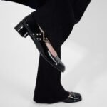 Prada Patent Leather Mary Jane Pumps Black For Women 1I816N_069_F0002_F_035 - Image 2