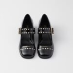 Prada Patent Leather Mary Jane Pumps Black For Women 1I816N_069_F0002_F_035 - Image 5