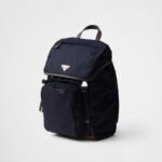 Prada Re-Nylon And Leather Backpack Blue For Men 10.6in/27cm 2VZ135_384_F0C1B_V_HYF - Image 4