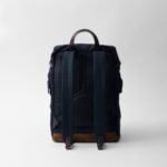 Prada Re-Nylon And Leather Backpack Blue For Men 10.6in/27cm 2VZ135_384_F0C1B_V_HYF - Image 5