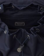 Prada Re-Nylon And Leather Backpack Blue For Men 10.6in/27cm 2VZ135_384_F0C1B_V_HYF - Image 6