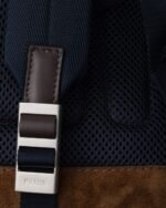 Prada Re-Nylon And Leather Backpack Blue For Men 10.6in/27cm 2VZ135_384_F0C1B_V_HYF - Image 7