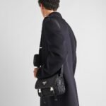 Prada Re-Nylon And Leather Shoulder Bag For Men 8.7in/22cm 2VD034_2DMH_F0002_V_XOP - Image 2