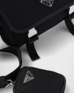Prada Re-Nylon And Leather Shoulder Bag For Men 8.7in/22cm 2VD034_2DMH_F0002_V_XOP - Image 7