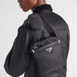 Prada Re-Nylon And Leather For Men 6.7in/17cm 2VH112_2DMH_F0002_V_XOP - Image 2