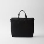Prada Re-Nylon And Saffiano Leather Tote Bag Black For Men 14.2in/36cm 2VG064_2DMH_F0002_V_XOO - Image 3