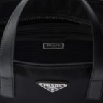 Prada Re-Nylon And Saffiano Leather Tote Bag Black For Men 14.2in/36cm 2VG064_2DMH_F0002_V_XOO - Image 4