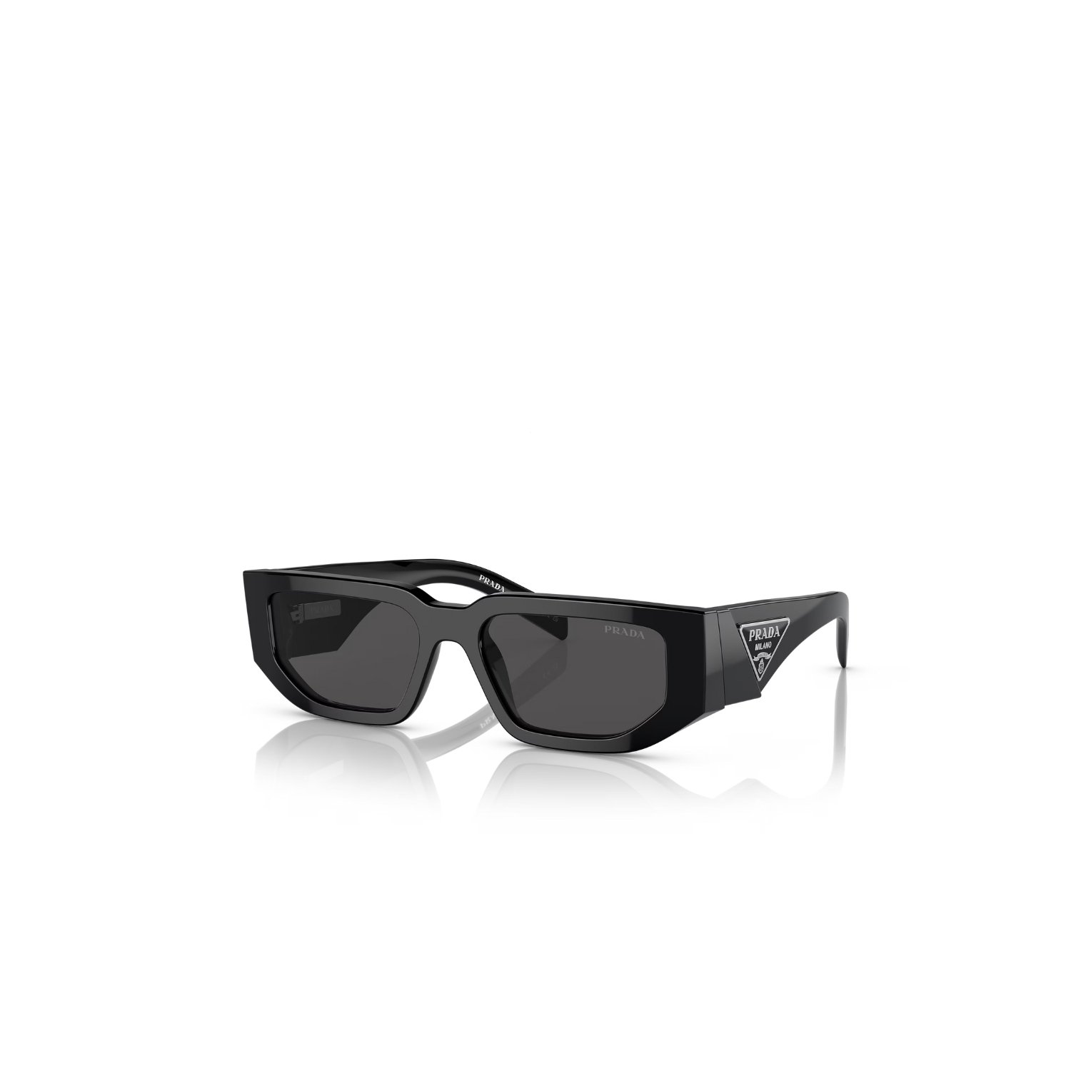 prada-rectangle-frame-sunglasses-1.jpg Prada Rectangle-Frame Sunglasses Black PR09ZS 1AB5S0 5418 - Image 1