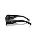 Prada Rectangle-Frame Sunglasses Black PR09ZS 1AB5S0 5418 - Image 3