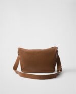 Prada Leather Shoulder Bag Cognac For Men 30cm/12in - 2VH182_2BBE_F0046_V_DOF - Image 4