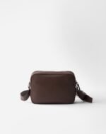 Prada Leather Shoulder Bag Sienna For Men 25cm/9.8in - 2VH189_2BBE_F0038_V_OOO - Image 2