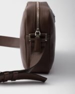 Prada Leather Shoulder Bag Sienna For Men 25cm/9.8in - 2VH189_2BBE_F0038_V_OOO - Image 6