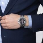 Rolex Cosmograph Daytona 40 Watch Silver Toned Black Dial 40mm For Men 126500LN-0002 - Image 3