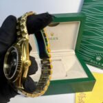 Rolex Day-Date 36 Watch Gold Toned Black Dial 36mm For Men - Image 4