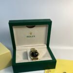 Rolex Day-Date 36 Watch Gold Toned Black Dial 36mm For Men - Image 2