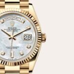Rolex Day-Date 36 Watch Gold Toned White Pearl Dial 36mm For Men 128238-0011 - Image 4