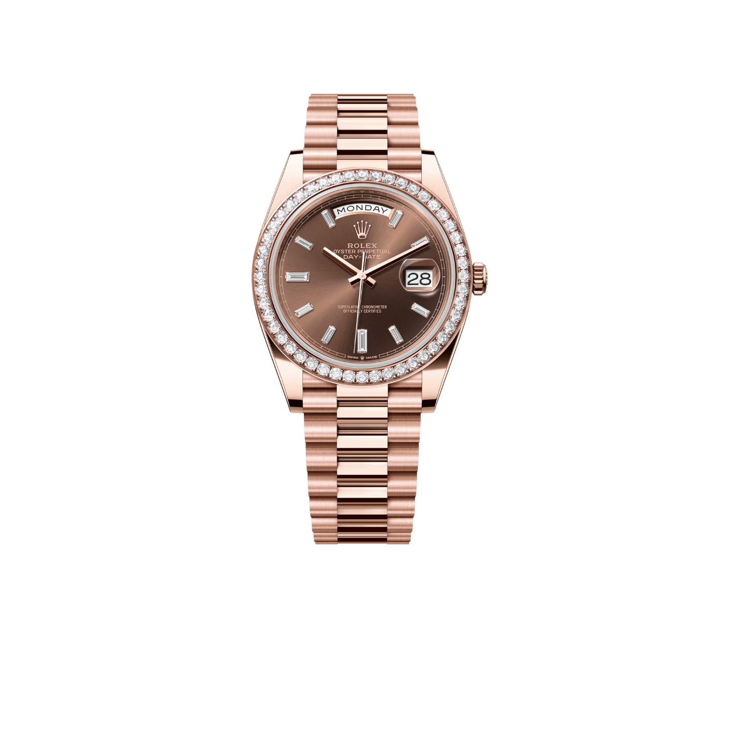 rolex-day-date-40-rose-gold-toned-chocolate-dial-228345rbr-0006-1.png Rolex Day-Date 40 Watch Rose Gold Toned Chocolate Dial 40mm For Men 228345RBR-0006 - Image 1