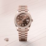 Rolex Day-Date 40 Watch Rose Gold Toned Chocolate Dial 40mm For Men 228345RBR-0006 - Image 3
