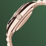 Rolex Day-Date 40 Watch Rose Gold Toned Olive Green Dial 40mm For Men 228235-0025 - Image 4