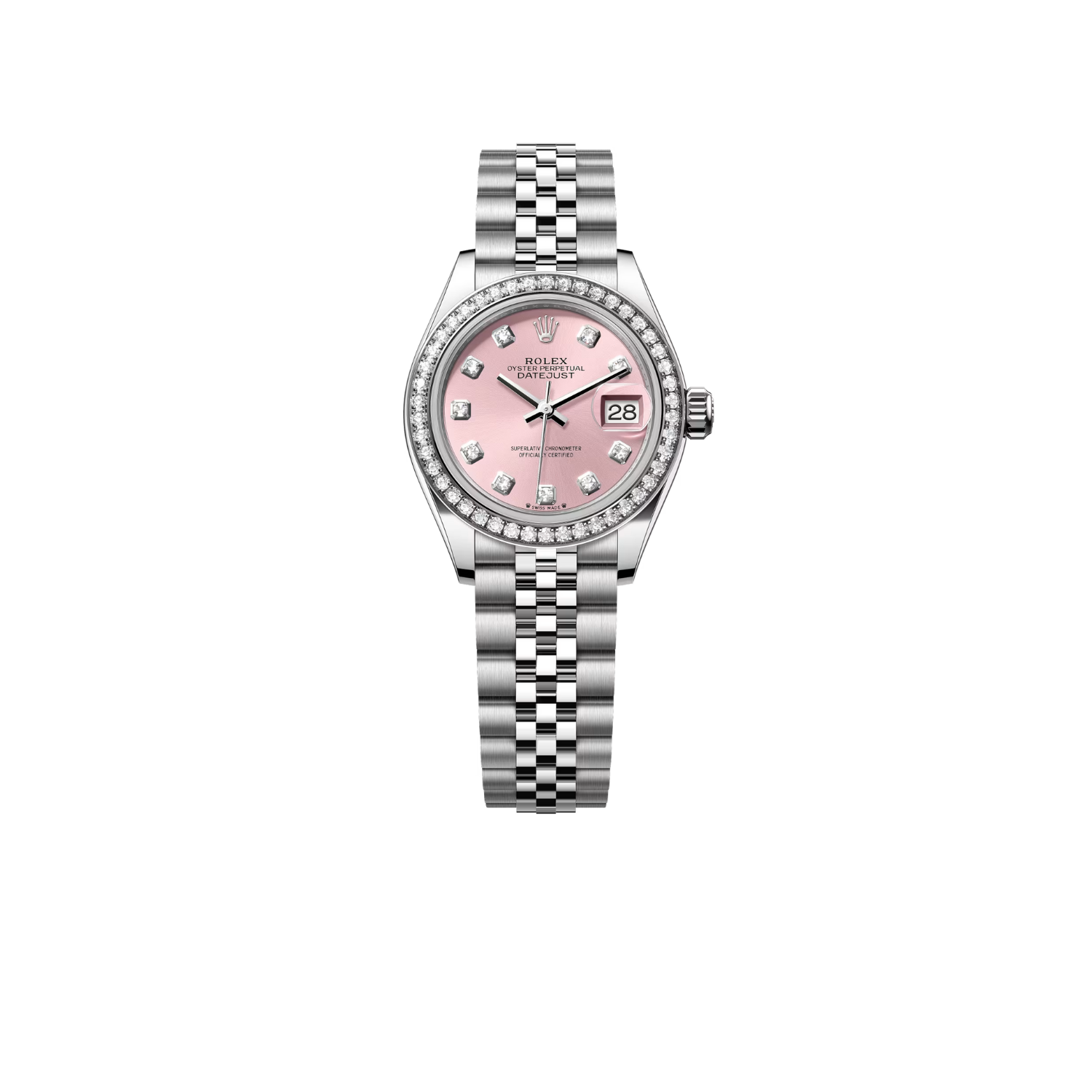 rolex-lady-datejust-silver-toned-pink-dial-28mm-for-women-279384rbr-0003.png Rolex Lady-Datejust Watch Silver Toned Pink Dial 28mm For Women 279384RBR-0003 - Image 1