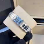 Patek Philippe Nautilus Watch Silver Toned White Dial 35mm For Men - Image 6
