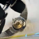 Patek Philippe Nautilus Watch Silver Toned White Dial 35mm For Men - Image 8