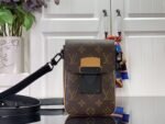 Louis Vuitton S-Lock Vertical Wearable Wallet Brown For Men 19cm/ 7.5 in - Image 9