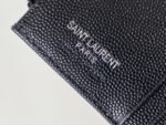 Saint Laurent Cassandre Matelaseé Bi-Fold Wallet Black For Women 4.1in/10.5cm 575879BOW021000 YSL - Image 6