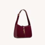Saint Laurent Le 5 A 7 Shoulder Bag 9in/ 23cm Dark Red Wine Gold Hardware For Women 657228B870W6413 - Image 3