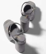 Chanel Sandals Gray For Women- G45740 B17146 NZ517 - Image 3