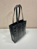 Small Antiqued Nappa Tote Bag In Black For Women 12.9 in/ 33cm 1BG459_UVL_F0002_V_OOO - Image 5