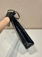 Small Antiqued Nappa Tote Bag In Black For Women 12.9 in/ 33cm 1BG459_UVL_F0002_V_OOO - Image 7