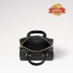 [True-to-ORIGINAL] Louis Vuitton Speedy Bandouliere 20 Top Handle Bag 8.1in/ 20.5cm Black Monogram Empreinte Gold Hardware For Women M58953 - Image 8
