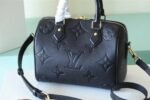 Louis Vuitton Speedy Bandouliere 25 Top Handle Bag 9.8in/ 25cm Black Gold Hardware For Women‎ M58951 - Image 5