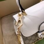 Gucci Horsebit 1955 Mini Bag White 703848 92TCK 9761 - Image 10