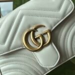 Gucci GG Marmont Mini Top Handle Bag White 547260 DTDIT 9022 - Image 4