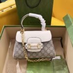 Gucci Horsebit 1955 Mini Bag White 703848 92TCK 9761 - Image 8