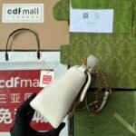 Gucci GG Marmont Mini Top Handle Bag White 547260 DTDIT 9022 - Image 5