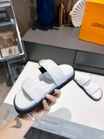 Louis Vuitton Women's Bom Dia Flat Mule White For Women LV - Image 5