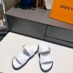 Louis Vuitton Women's Bom Dia Flat Mule White For Women LV