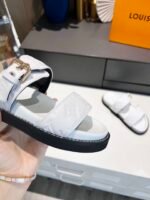 Louis Vuitton Women's Bom Dia Flat Mule White For Women LV - Image 4