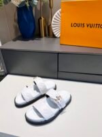 Louis Vuitton Women's Bom Dia Flat Mule White For Women LV - Image 2