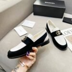 Chanel Women's Loafers White And Black For Women G39606 Y56272 K5106 - Image 9