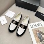 Chanel Women's Loafers White And Black For Women G39606 Y56272 K5106 - Image 4