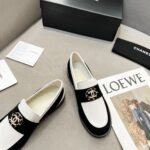 Chanel Women's Loafers White And Black For Women G39606 Y56272 K5106 - Image 3