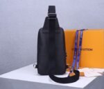 Louis Vuitton Avenue Sling Bag Taiga Black For Men, Men's Bags, Messenger And Crossbody Bags 12.2in/31cm LV M30443 - Image 6