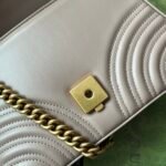 Gucci GG Marmont Mini Top Handle Bag Nude - Image 2