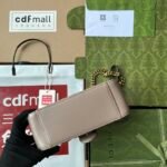 Gucci GG Marmont Mini Top Handle Bag Nude - Image 6