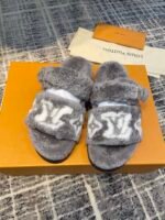 Louis Vuitton Women's Paseo Flat Comfort Mule Grey For Women LV - Image 4